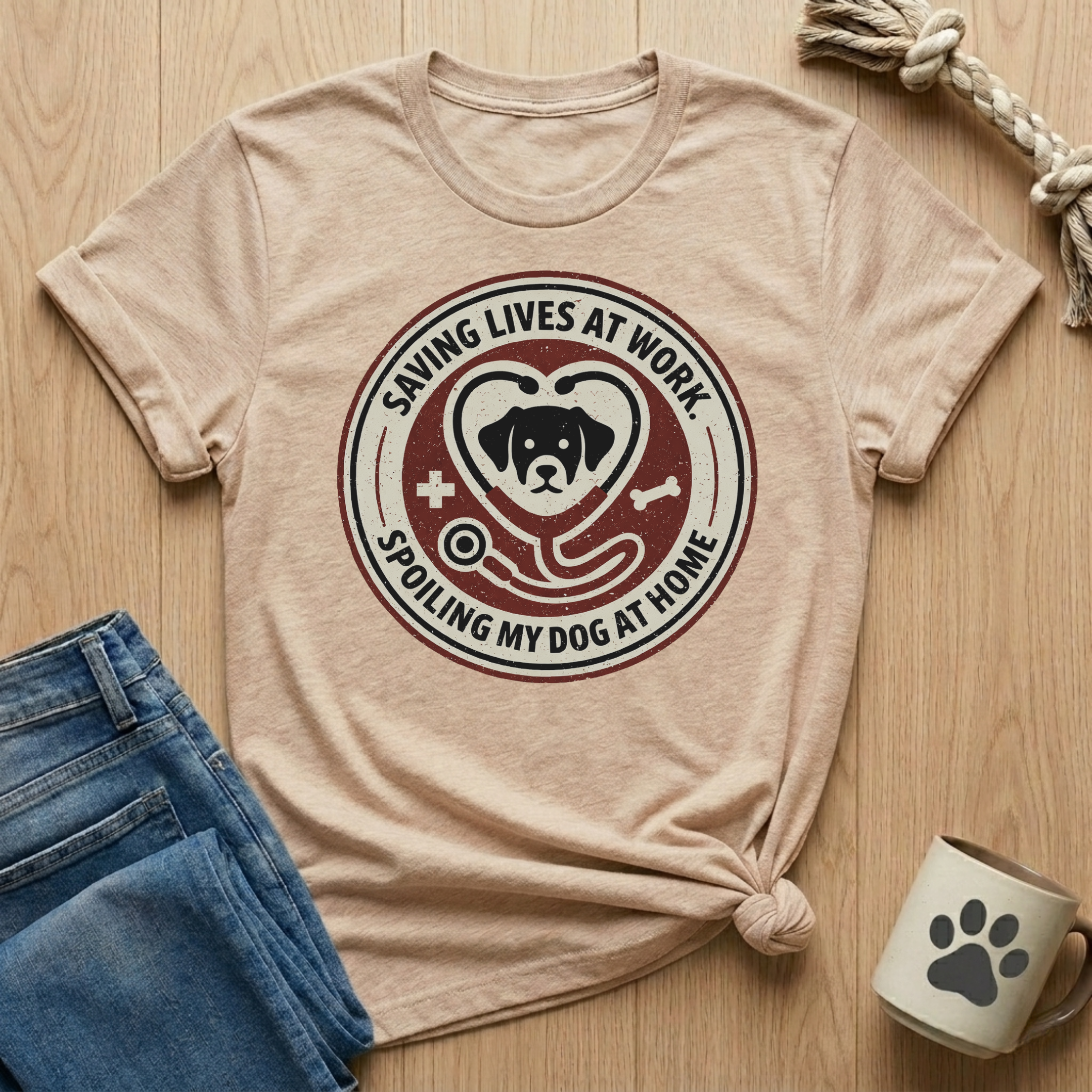Saving Lives - Spoiling Dog T-Shirt