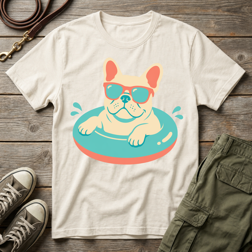 Frenchie Floatie T-Shirt