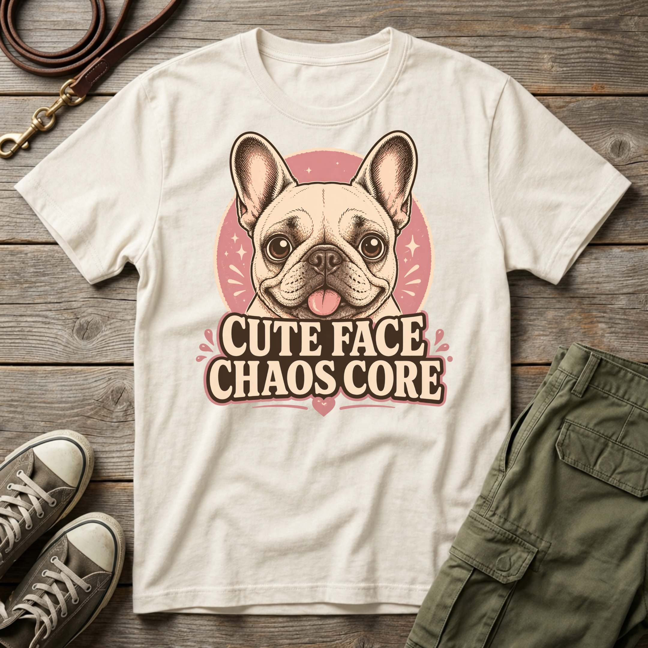 Frenchie Cute Chaos T-Shirt