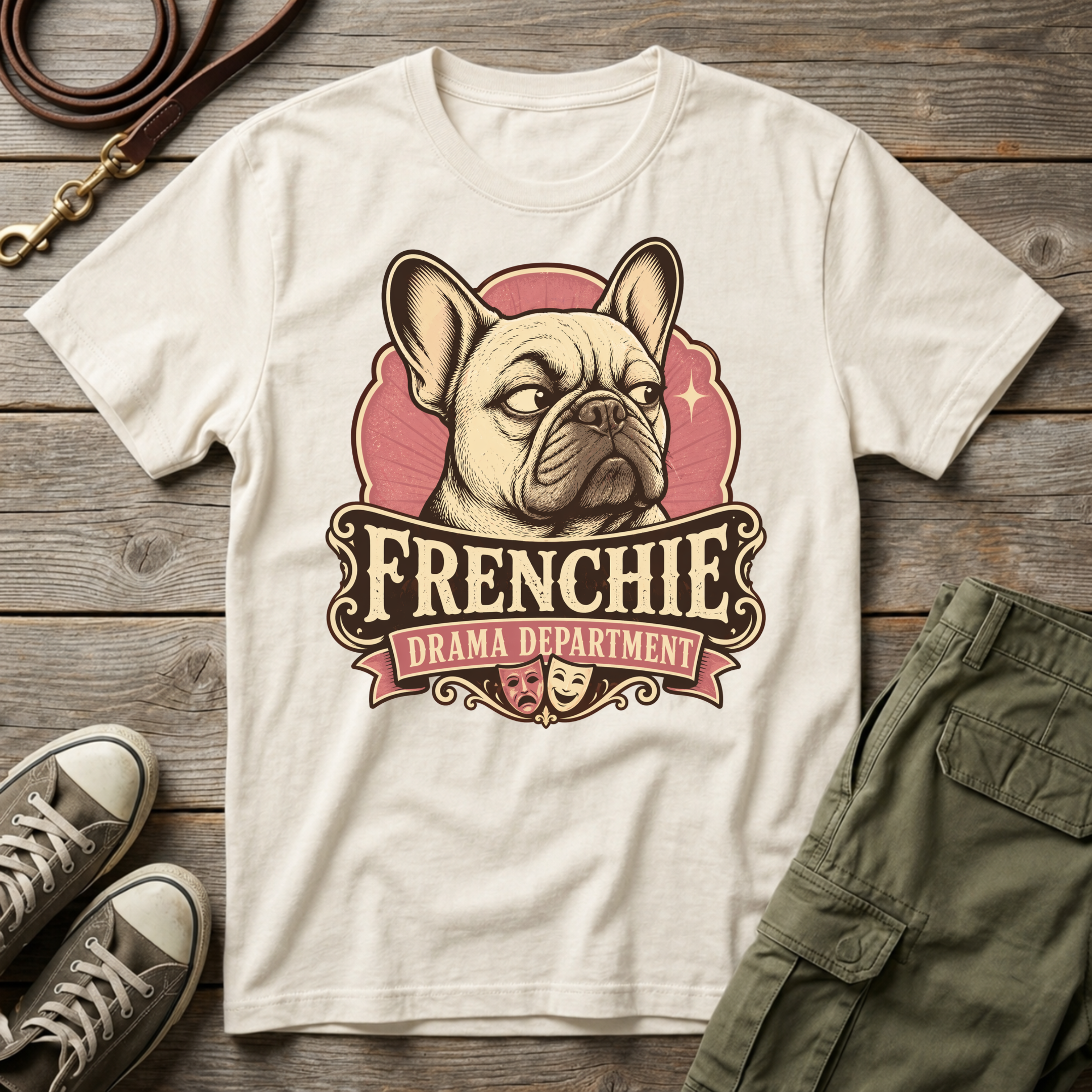 Frenchie Drama Department T-Shirt
