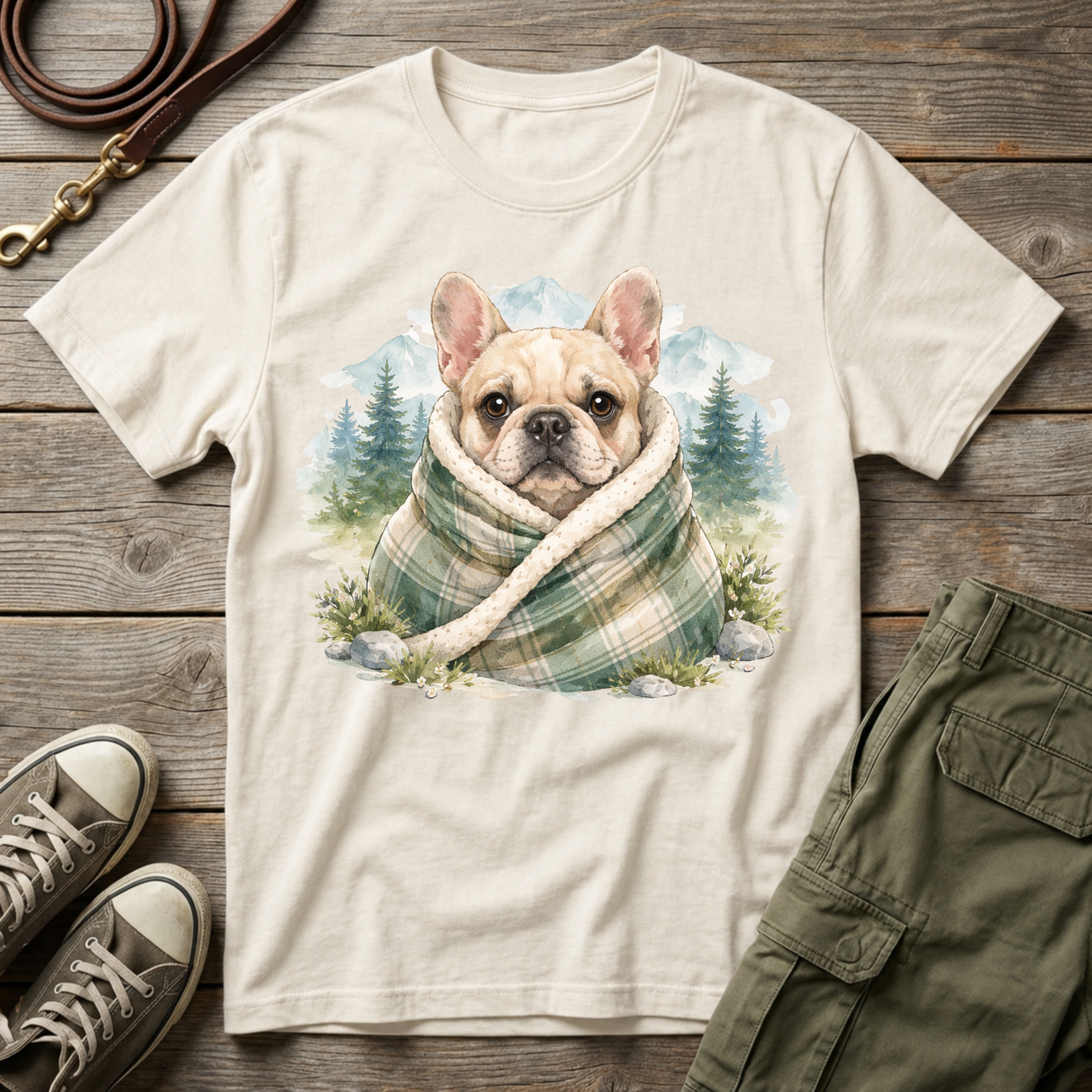 Cozy Mountain Frenchie T-Shirt