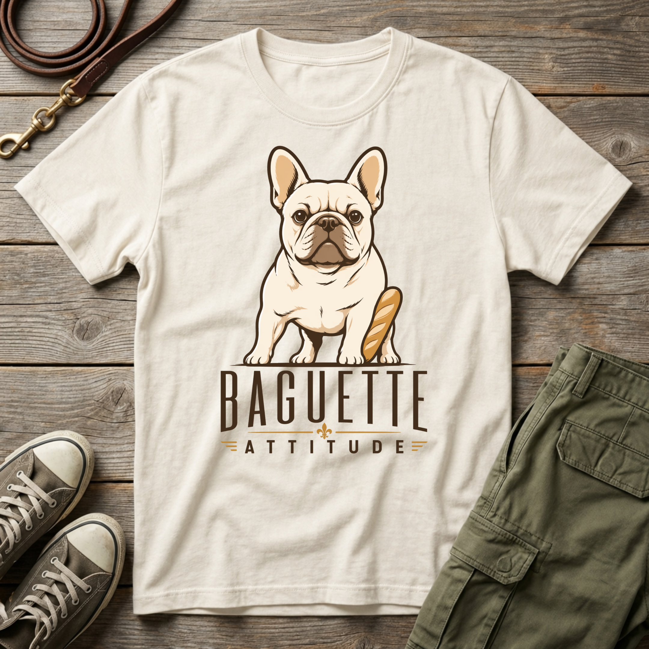 Baguette Frenchie T-Shirt