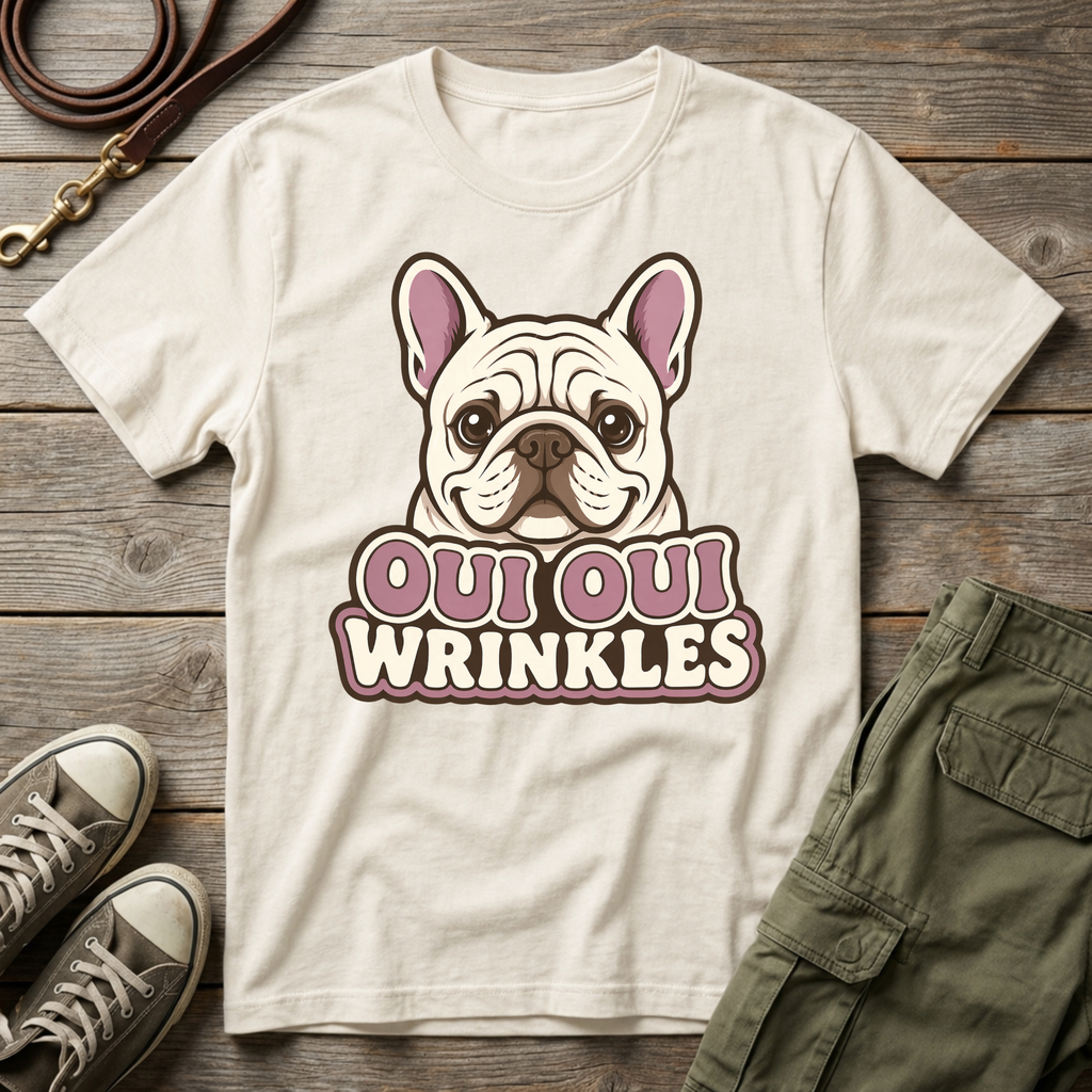 Frenchie Wrinkles T-Shirt