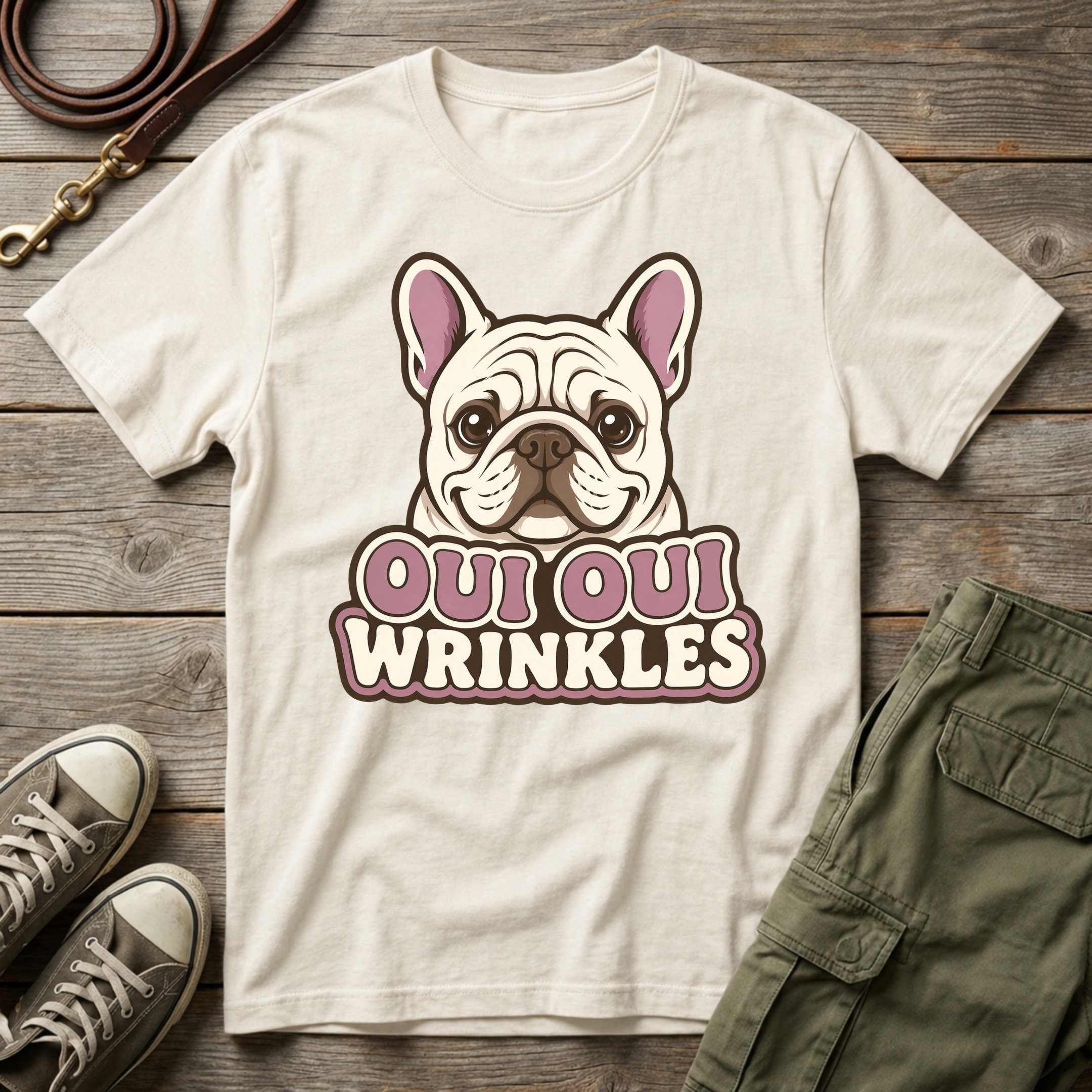 Frenchie Wrinkles T-Shirt