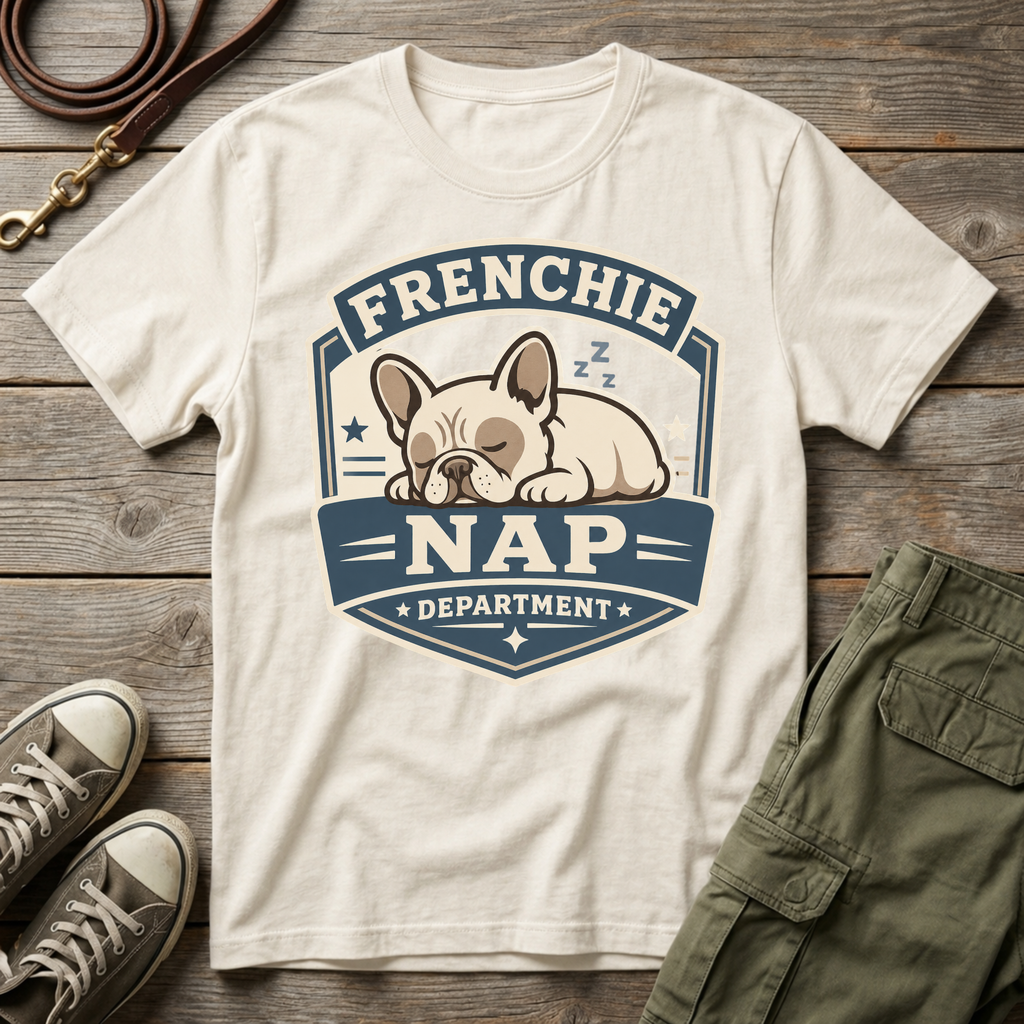 Frenchie Nap Department T-Shirt
