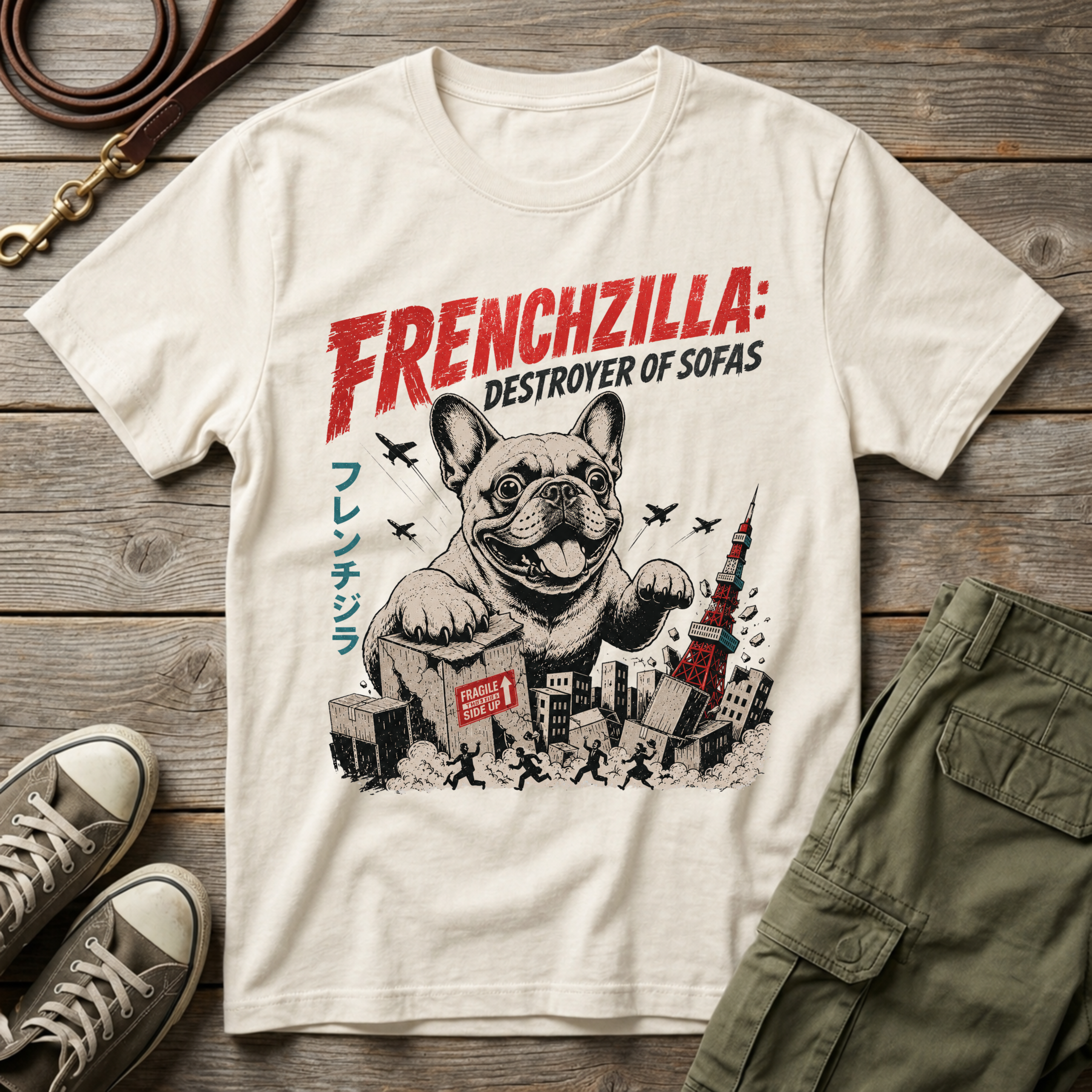Frenchie Frenchzilla T-Shirt