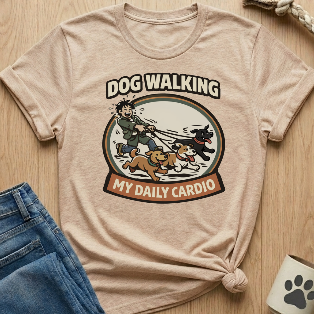 Dog Walking Cardio T-Shirt