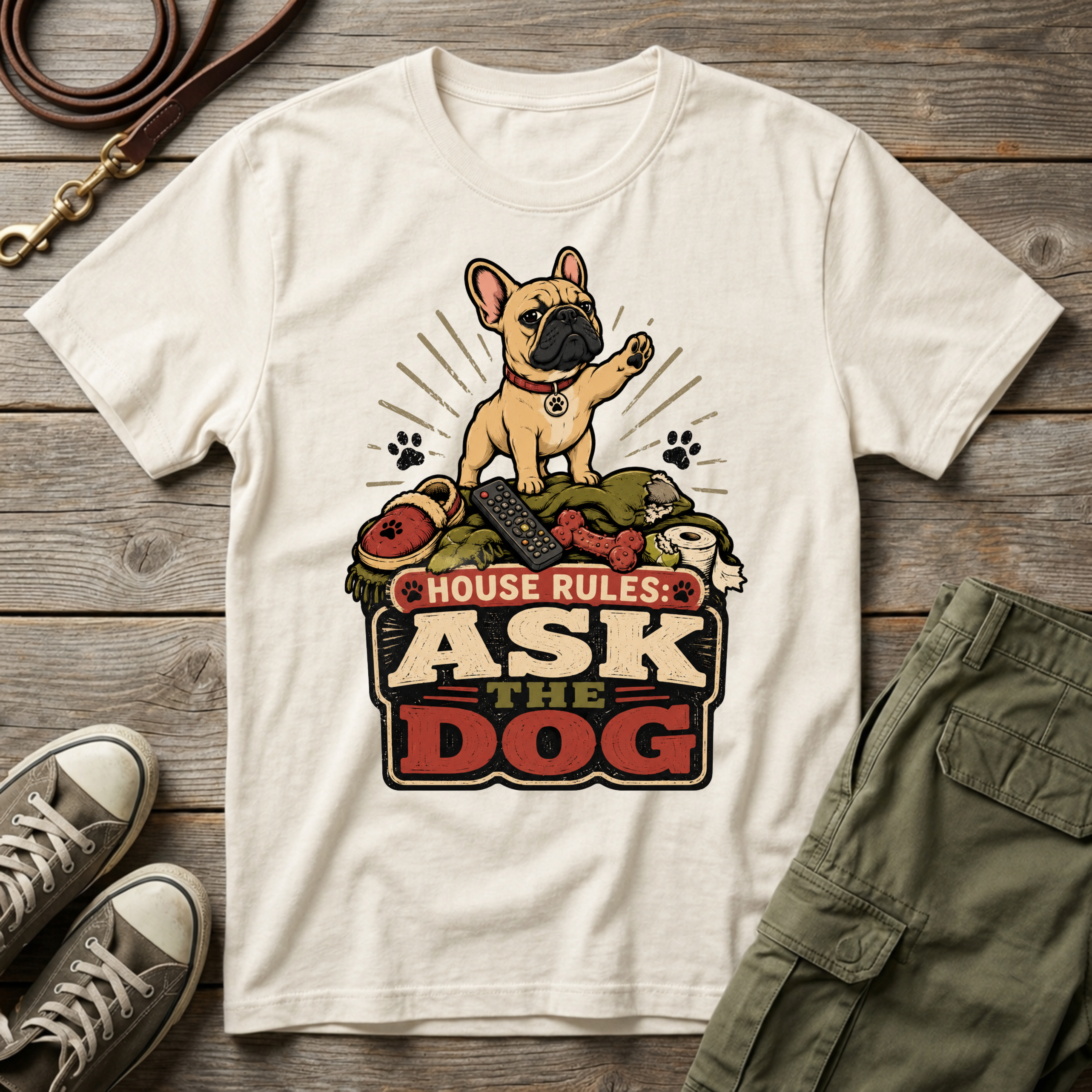 House Rules Ask The Dog T-Shirt