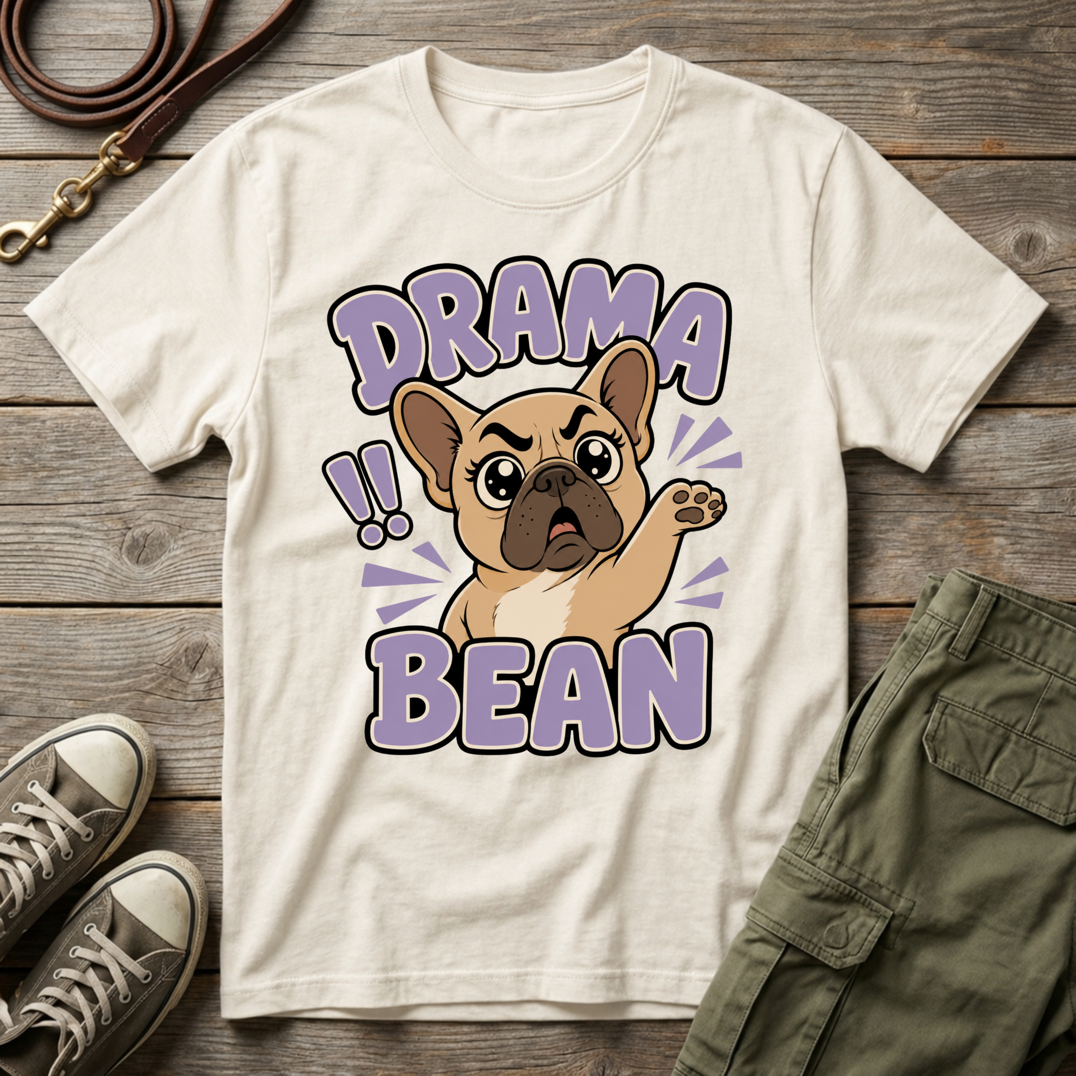 Frenchie Drama Bean T-Shirt