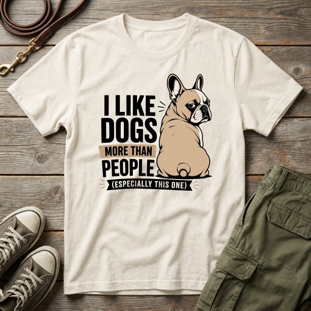 Frenchie More Than People T-Shirt