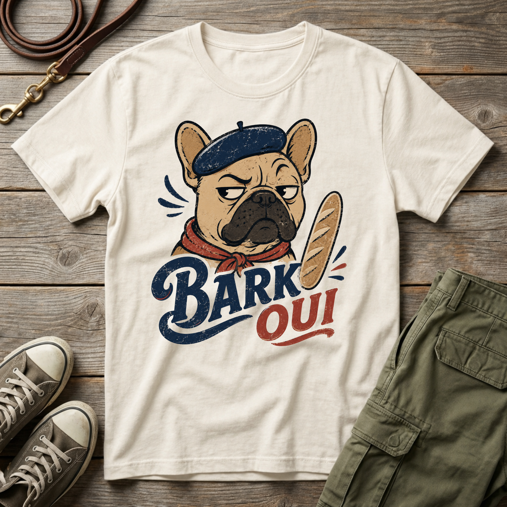 Frenchie Bark Oui T-Shirt