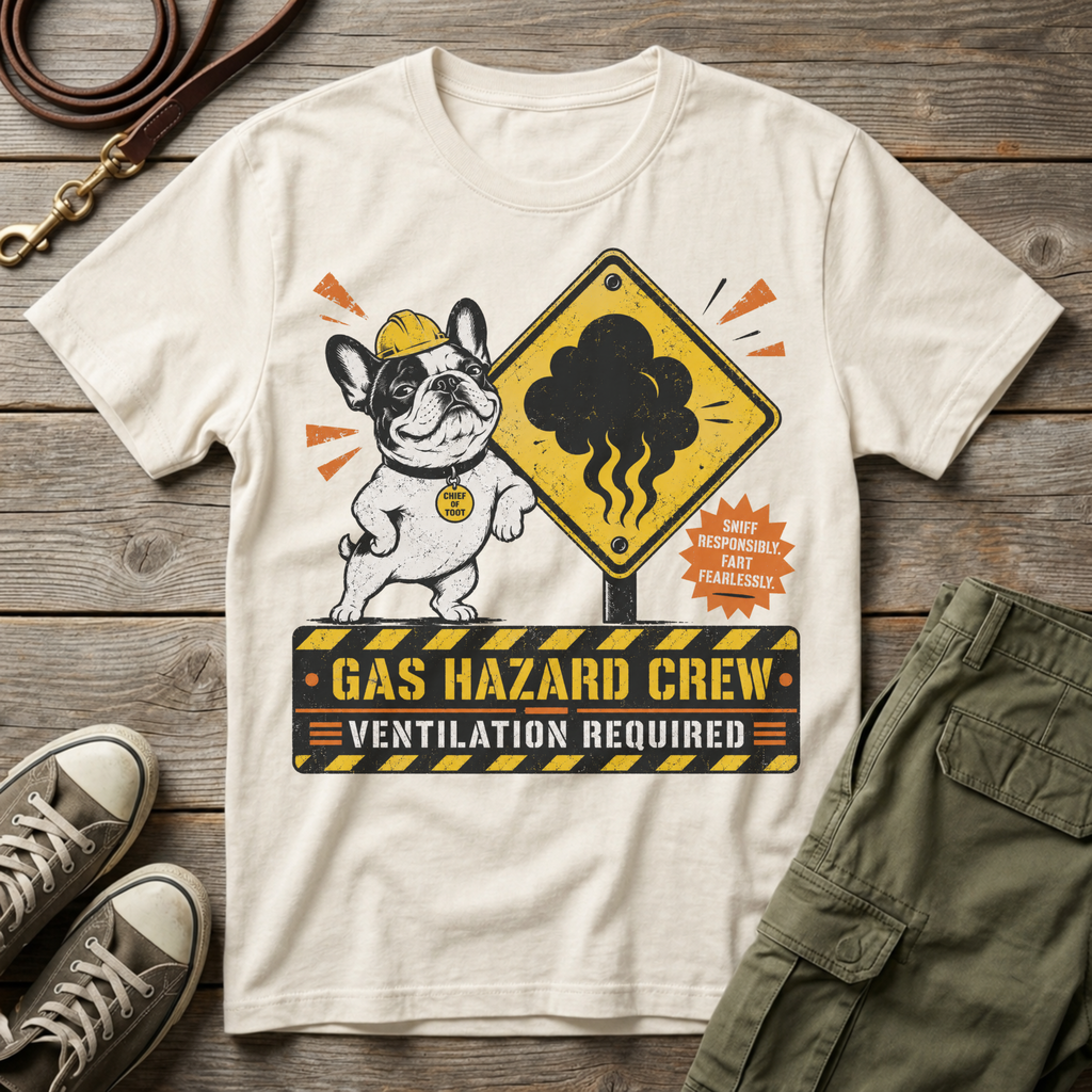 Frenchie Gas Hazard T-Shirt