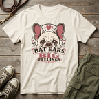 Bat Ears Big Feelings Frenchie T-Shirt