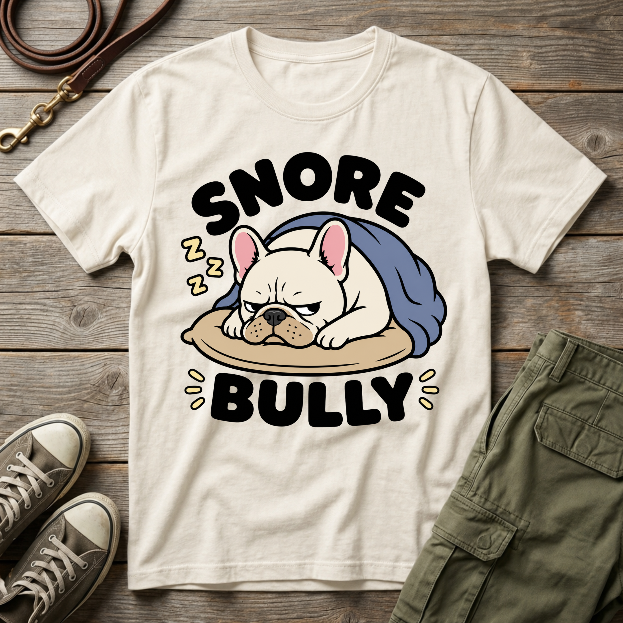 Frenchie Snore Bully T-Shirt