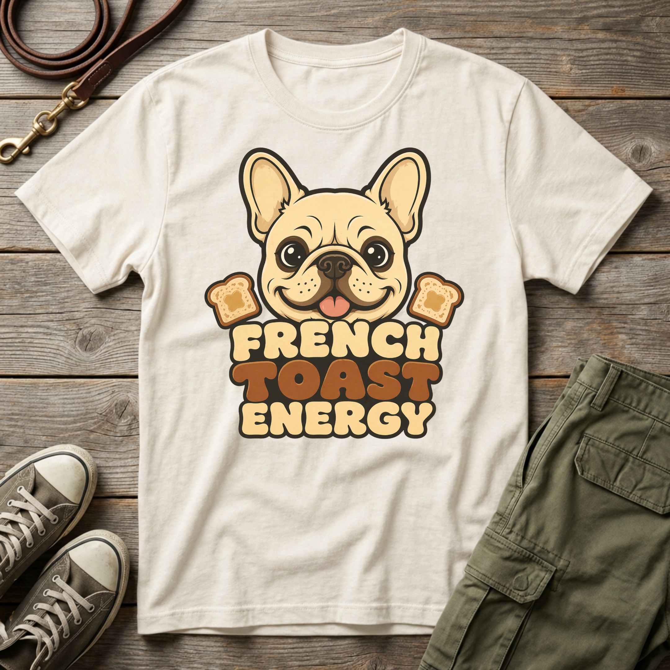 Frenchie French Toast T-Shirt