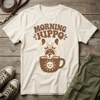 Frenchie Morning Hippo T-Shirt