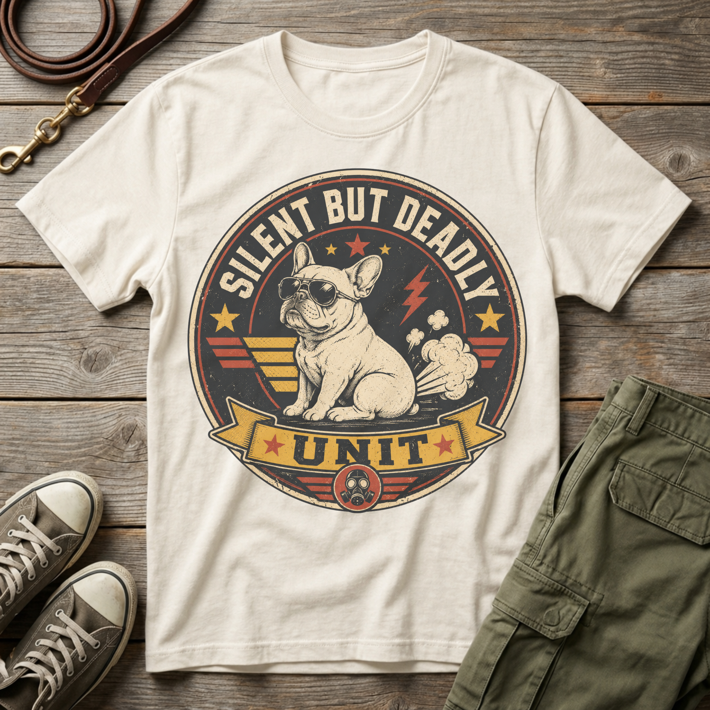 Frenchie Silent But Deadly T-Shirt