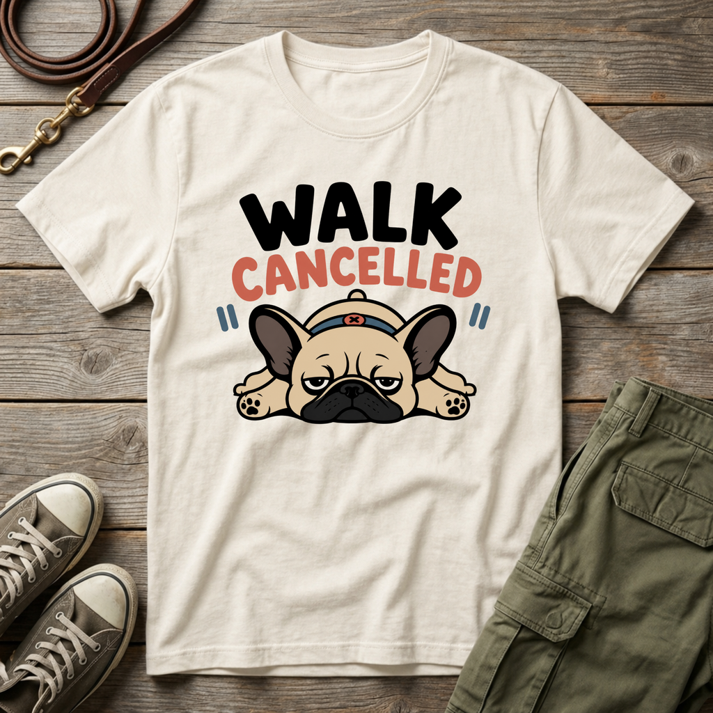 Frenchie Walk Cancelled T-Shirt