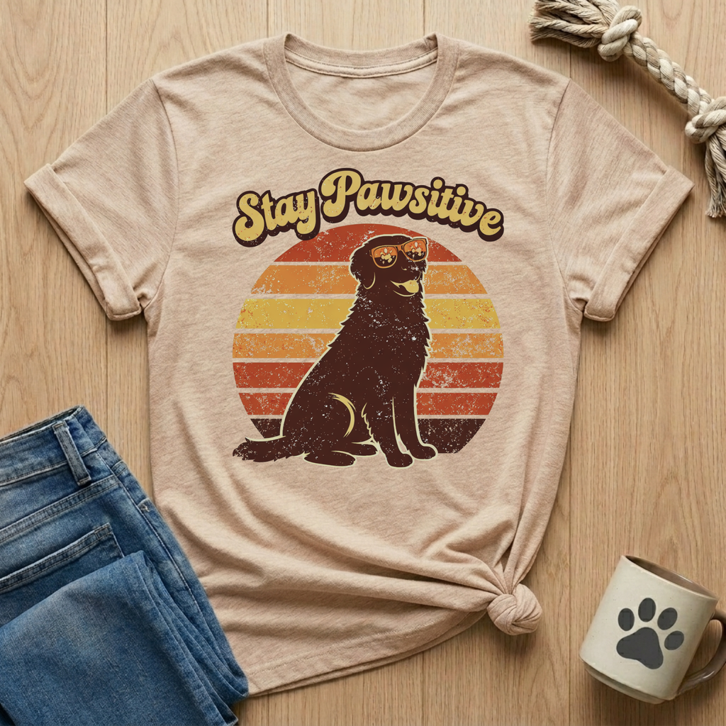 Stay Pawsitive T-Shirt