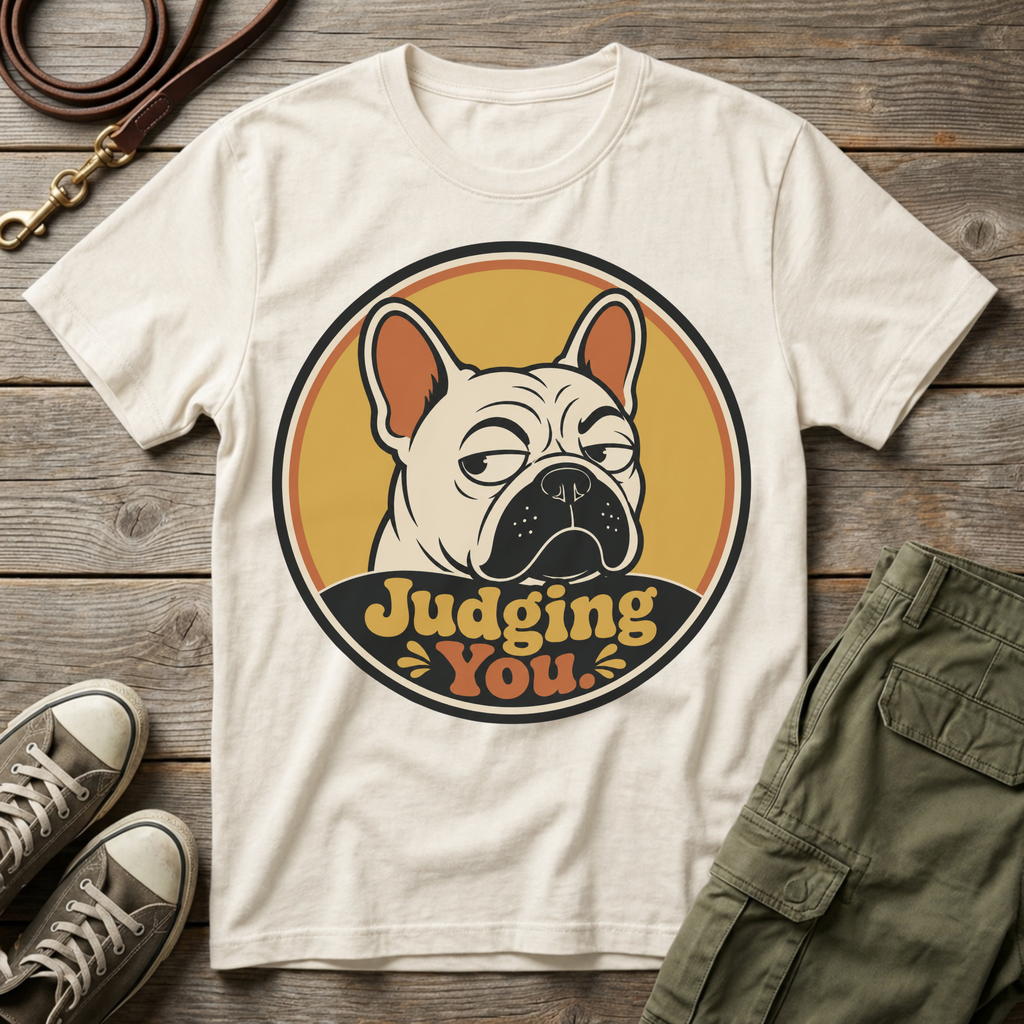 Frenchie Judging You T-Shirt
