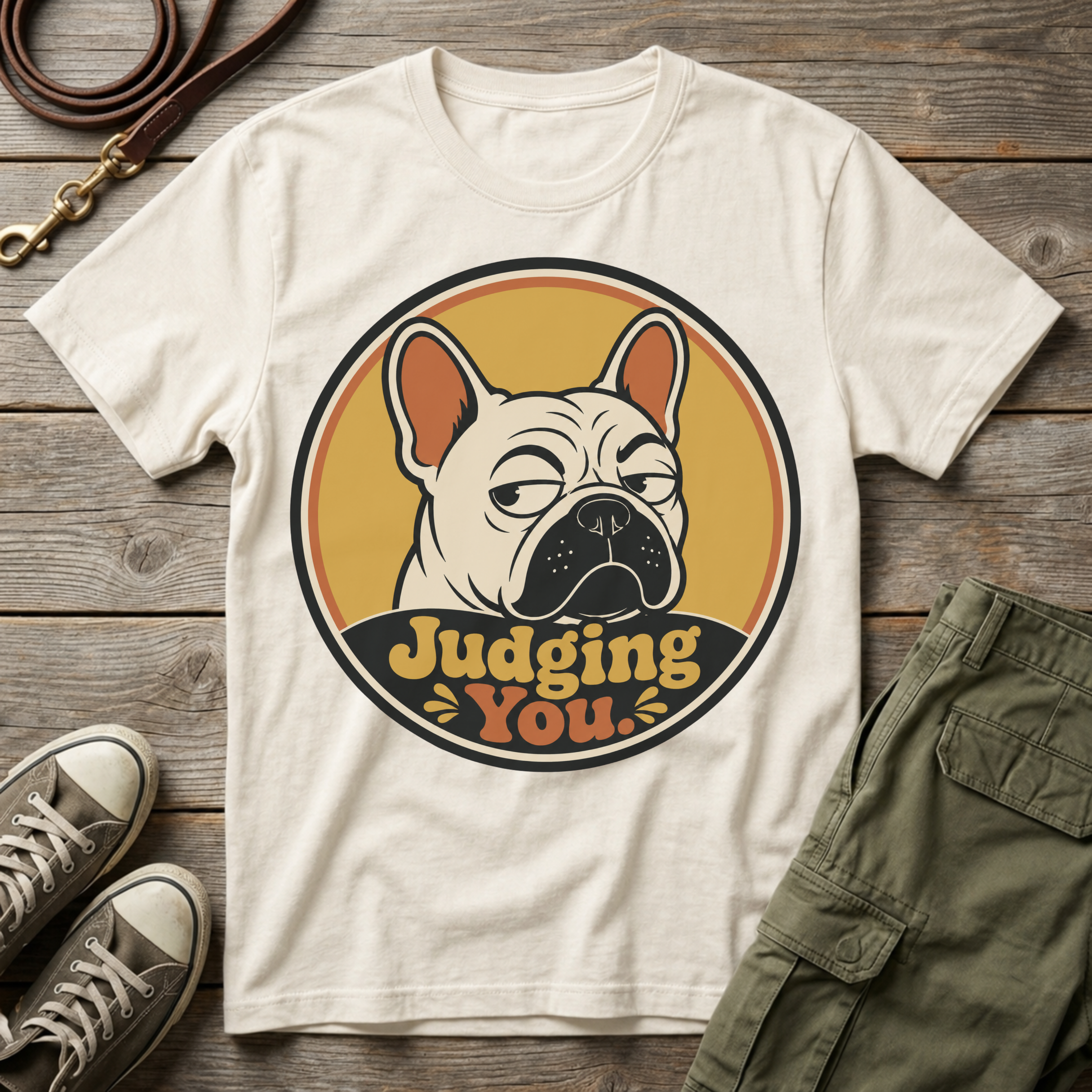 Frenchie Judging You T-Shirt