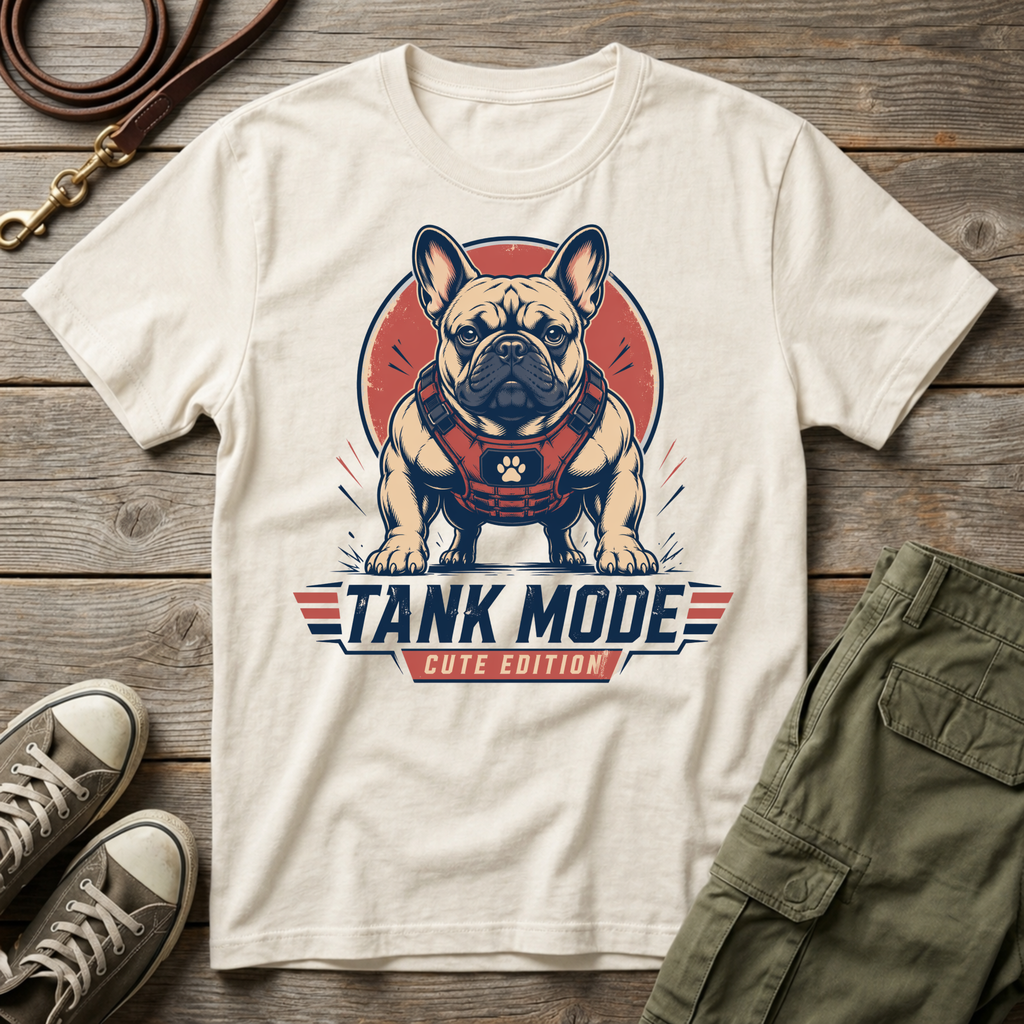 Frenchie Tank Mode T-Shirt