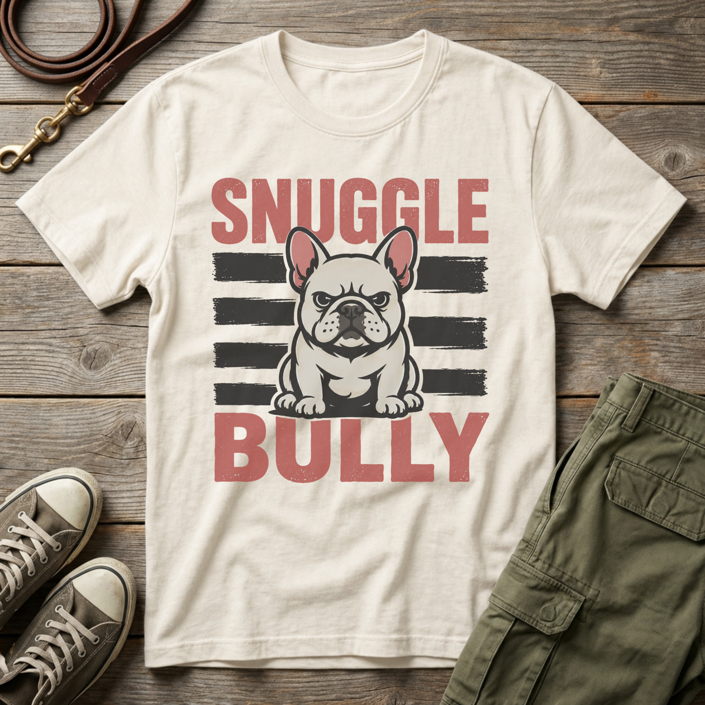 Frenchie Snuggle Bully T-Shirt