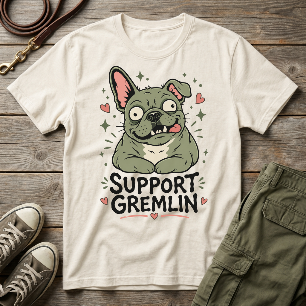 Frenchie Support Gremlin T-Shirt