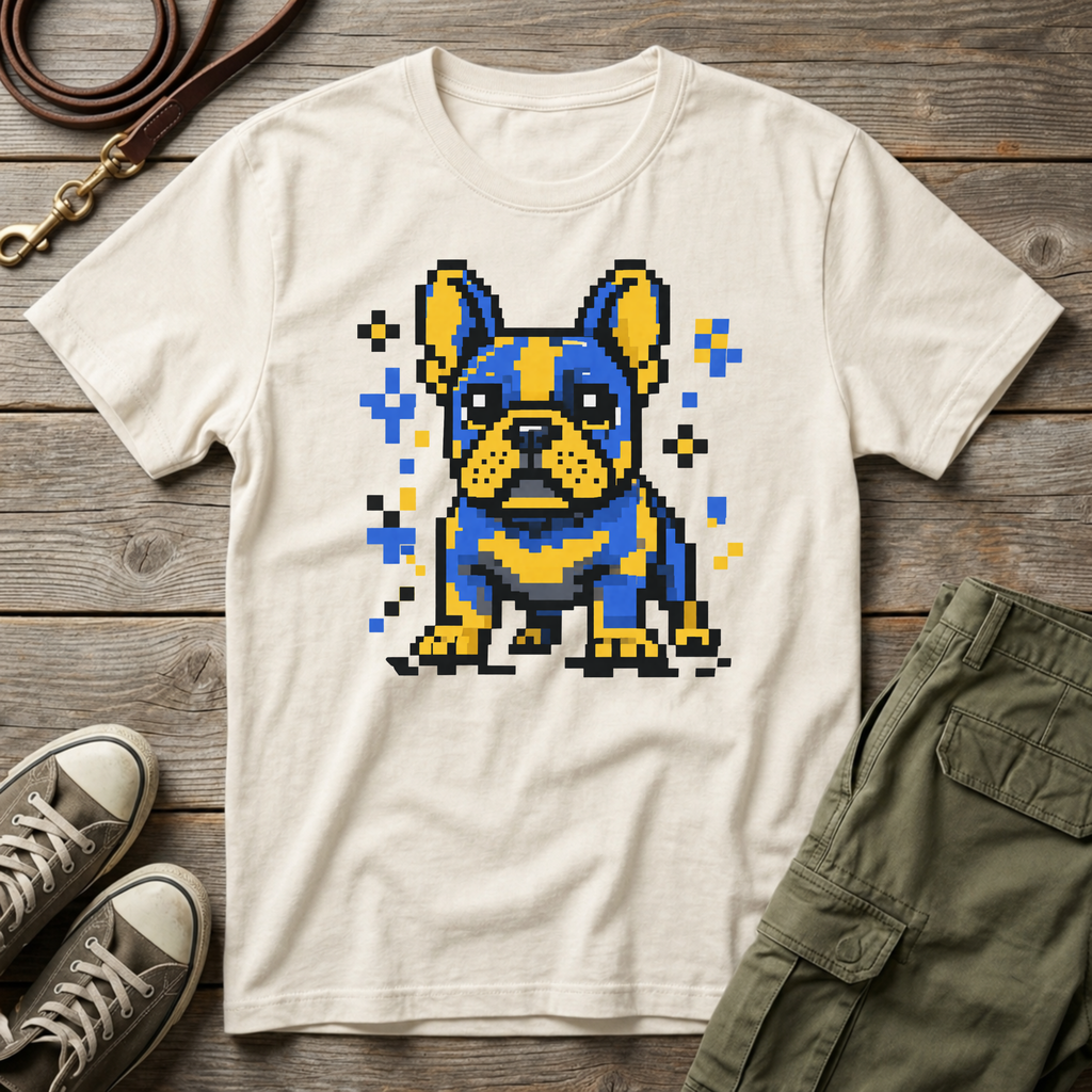 Frenchie Pixel T-Shirt