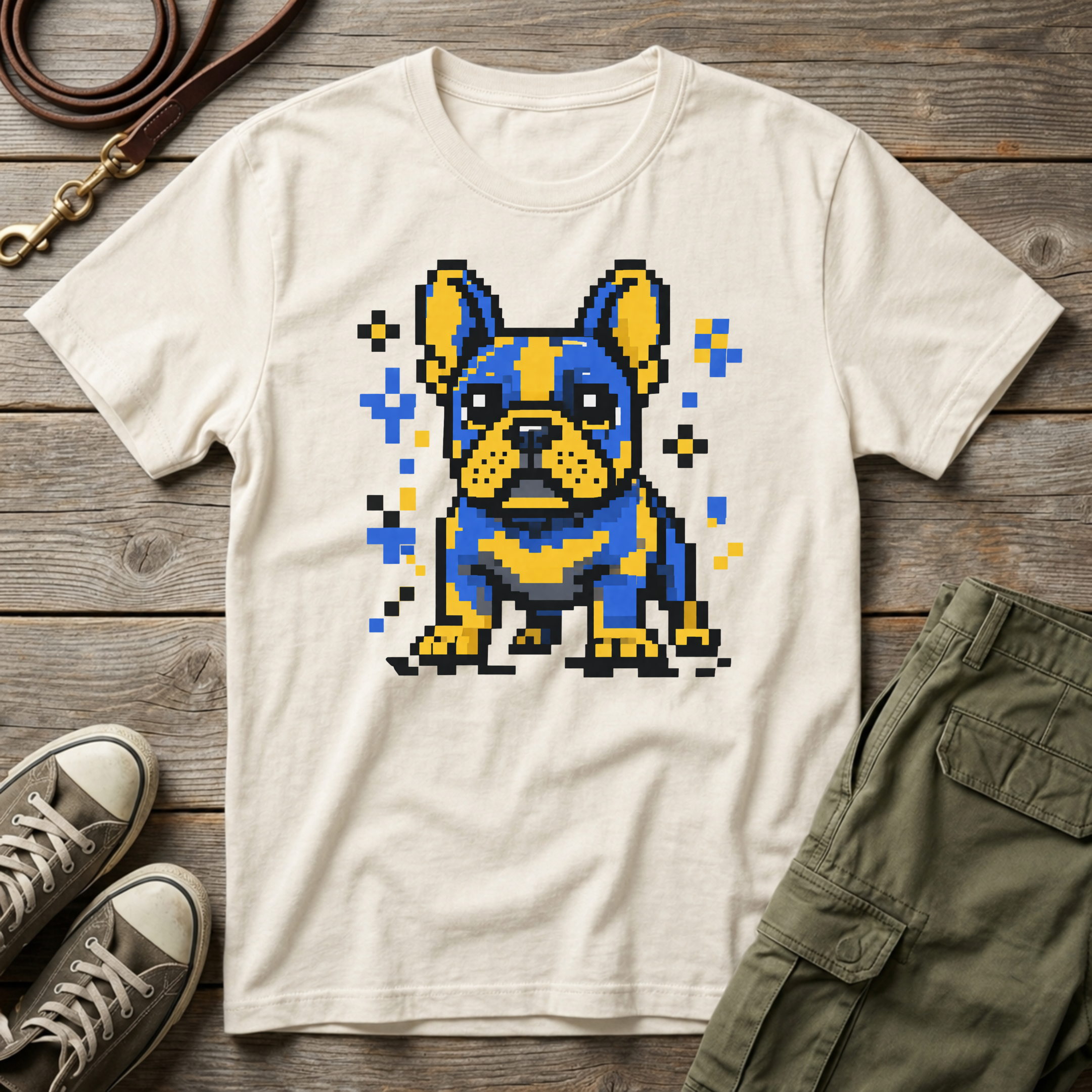 Frenchie Pixel T-Shirt