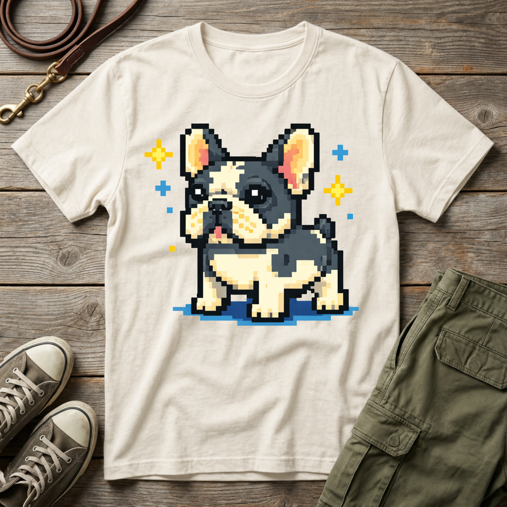Pixelated Frenchie T-Shirt