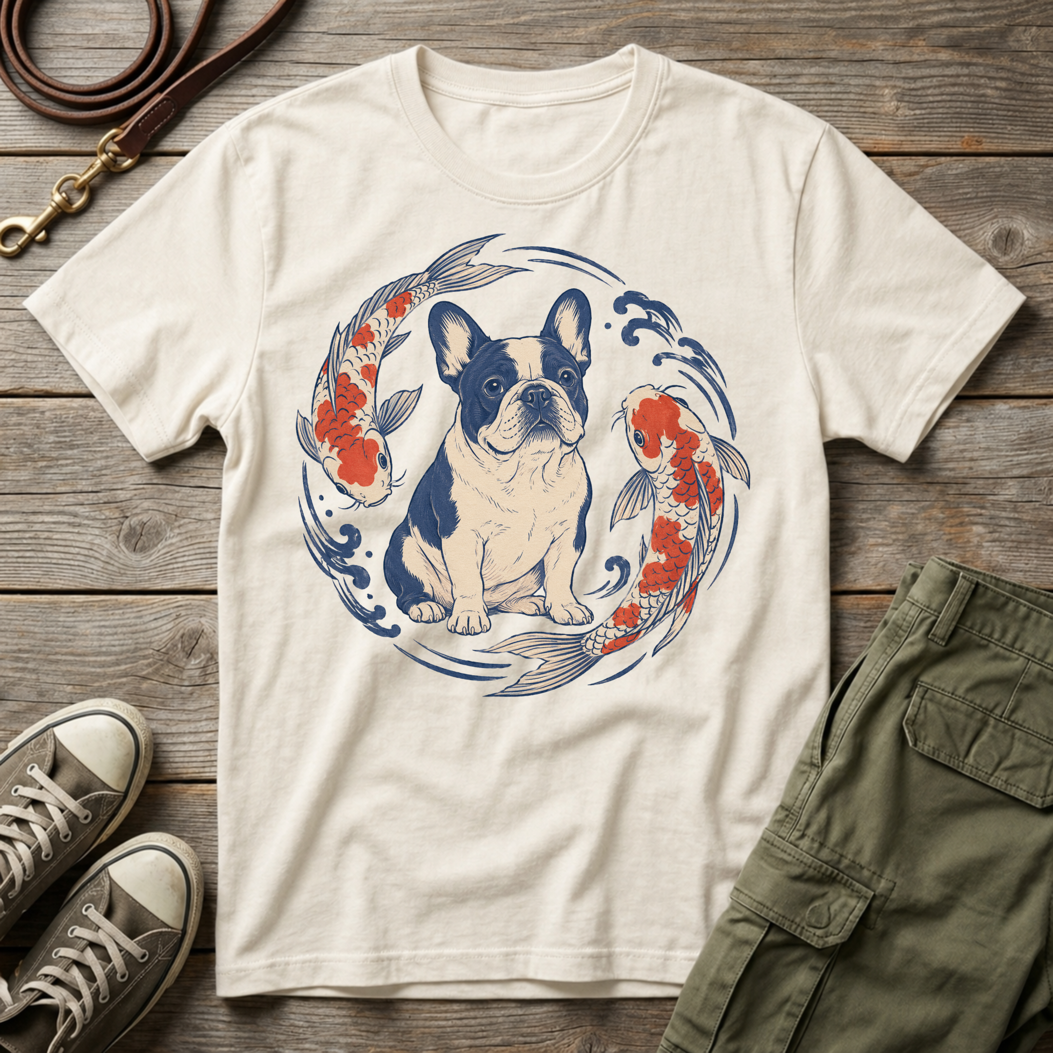Koi Frenchie T-Shirt