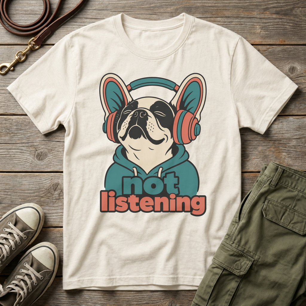 Frenchie Not Listening T-Shirt