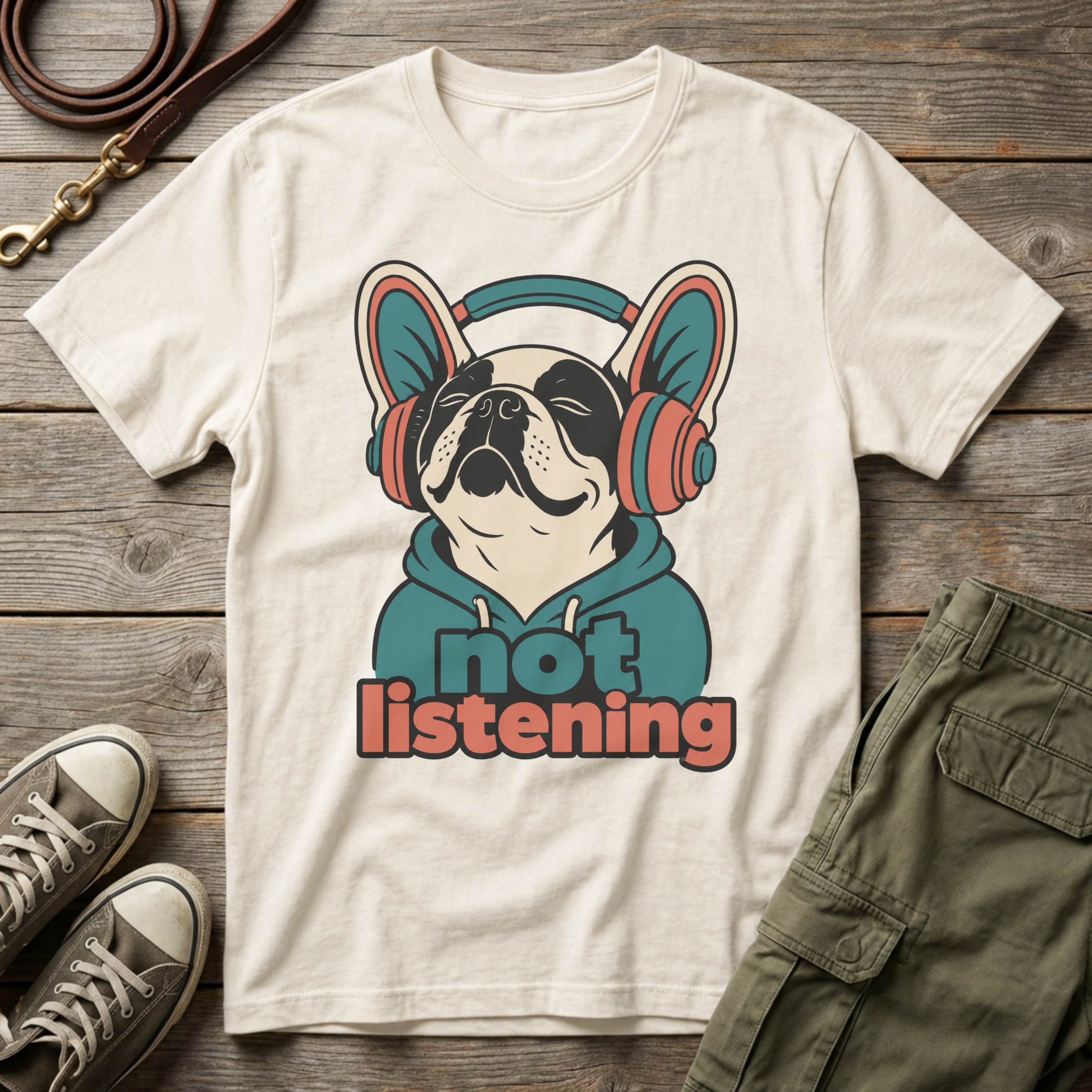 Frenchie Not Listening T-Shirt