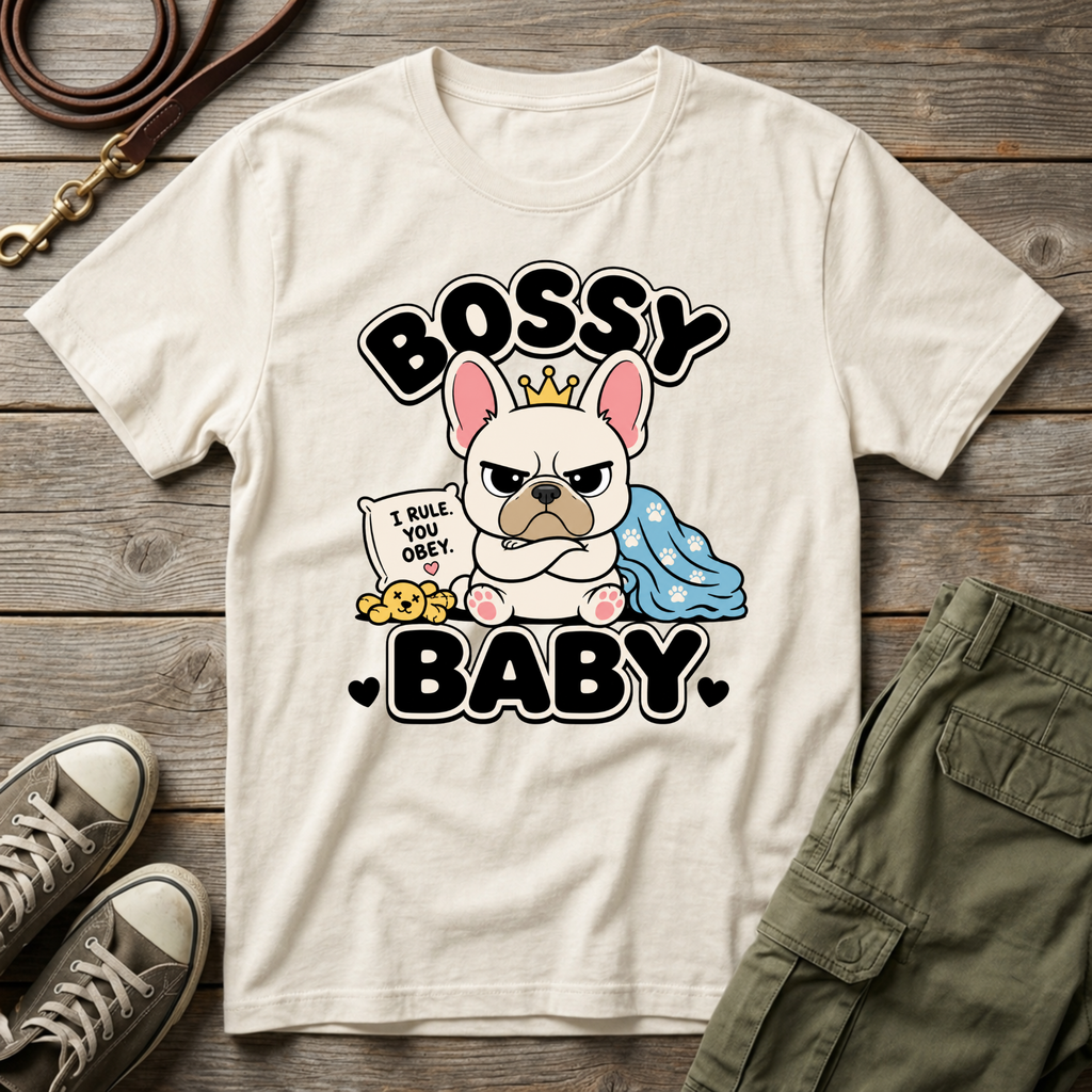Frenchie Bossy Baby T-Shirt