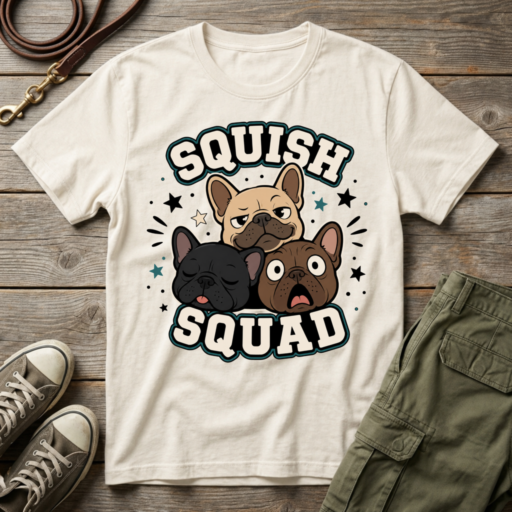 Frenchie Squish Squad T-Shirt