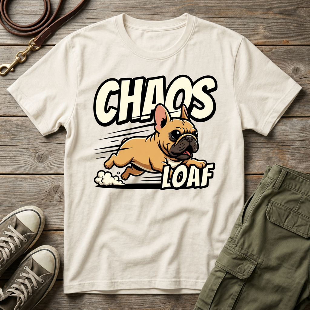 Frenchie Chaos Loaf T-Shirt