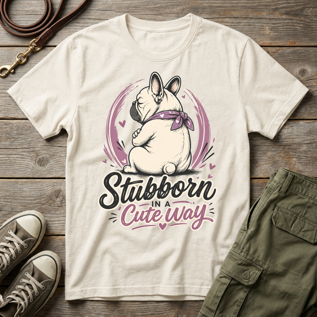 Cute Stubborn Frenchie T-Shirt
