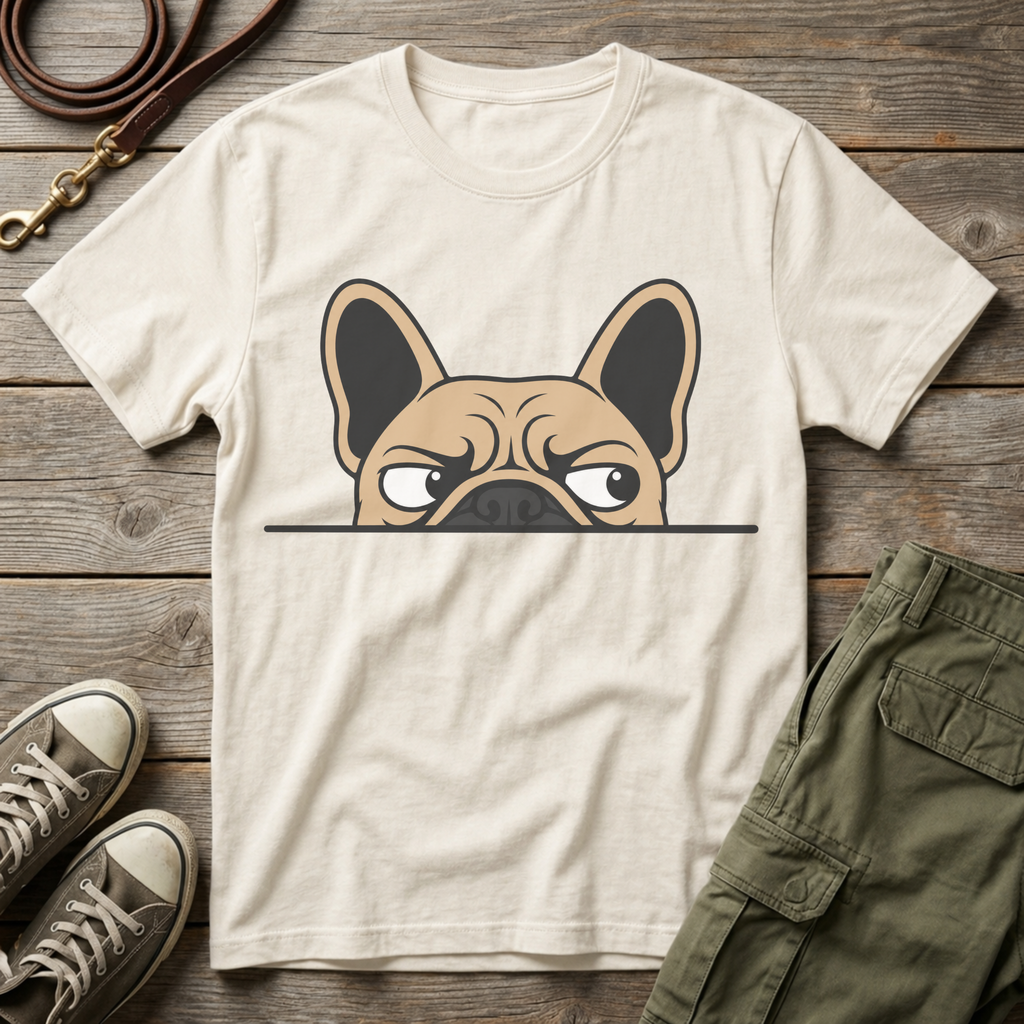 Frenchie Peaking T-Shirt