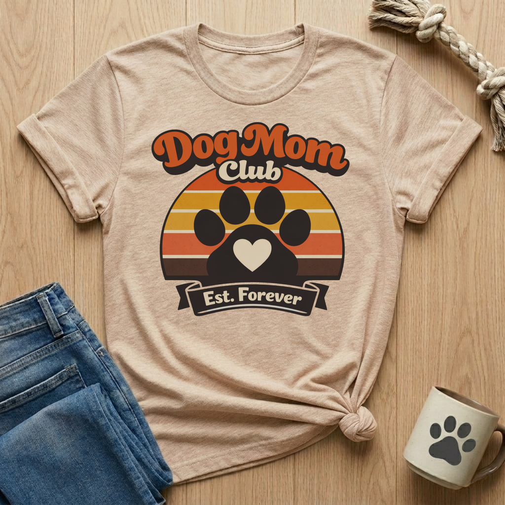 Dog Mom Club Est. Forever T-Shirt