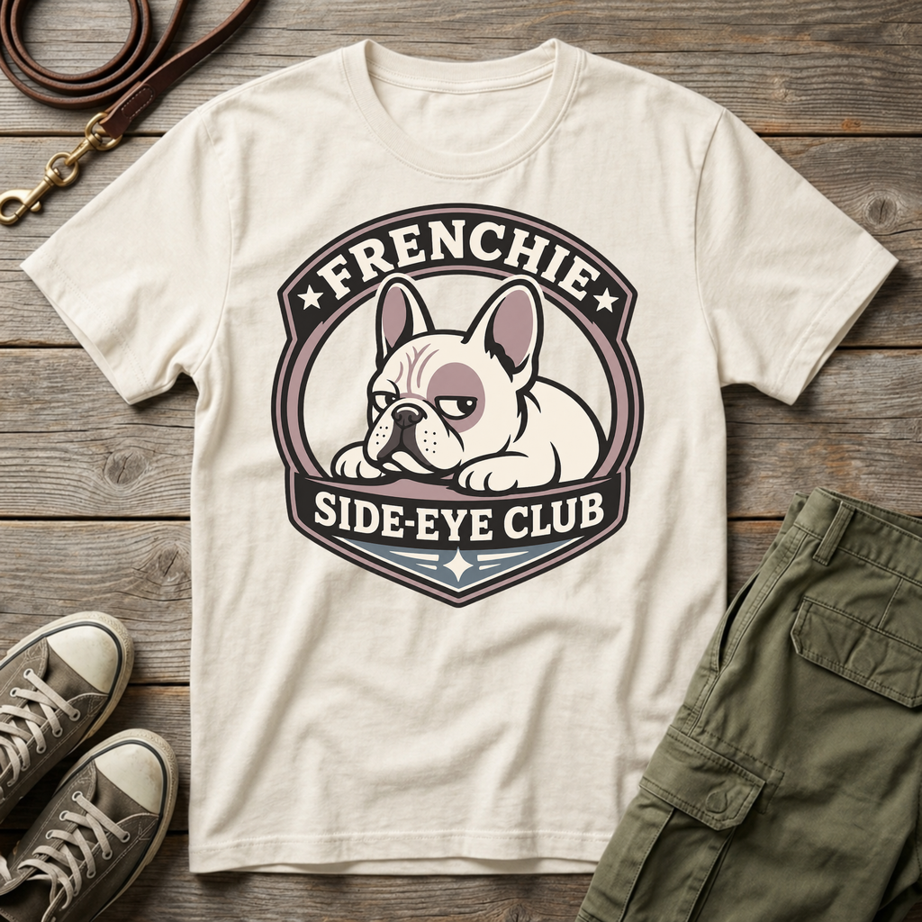 Frenchie Side-Eye Club T-Shirt