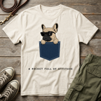 Frenchie Pocket Attitude T-Shirt