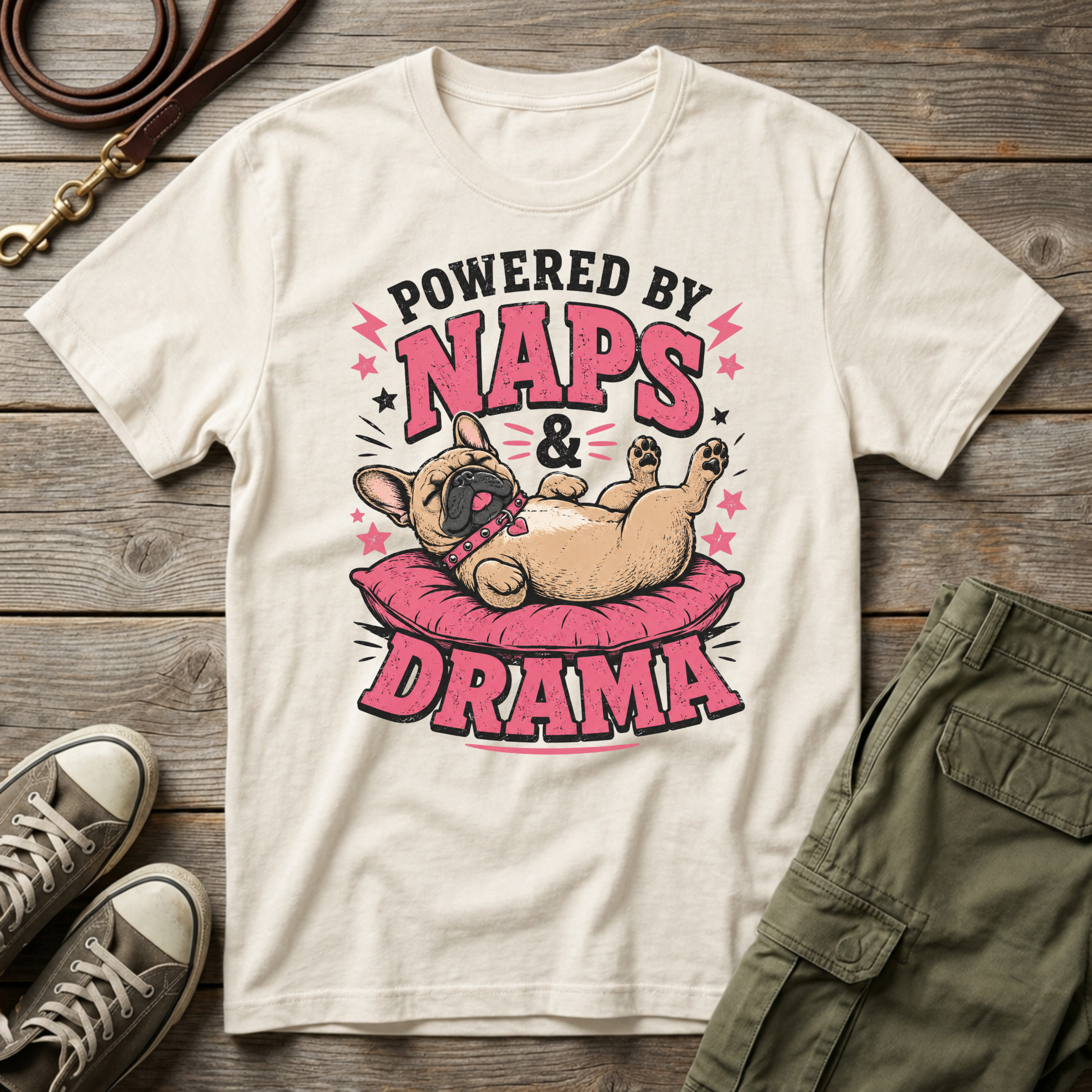 Powered by Naps & Drama T-Shirt