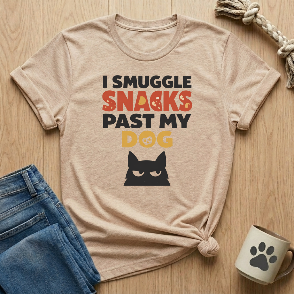 I Smuggle Snacks Past My Dog T-Shirt