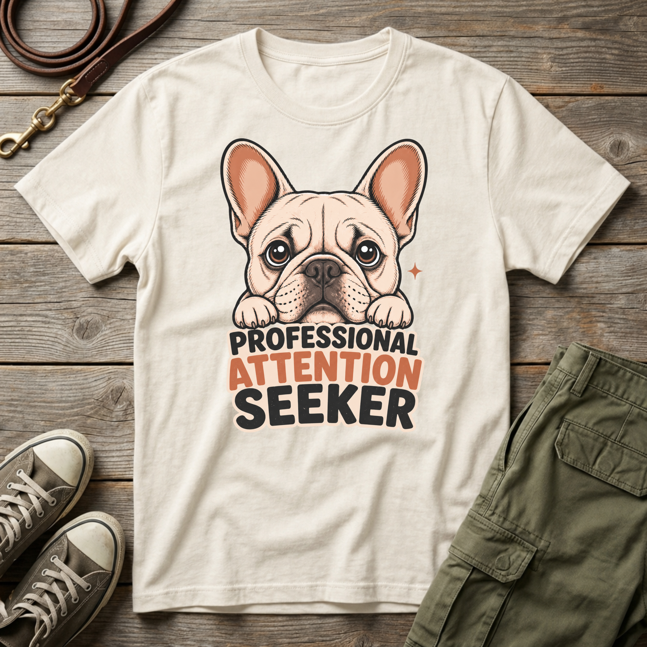 Frenchie Pro Attention Seeker T-Shirt