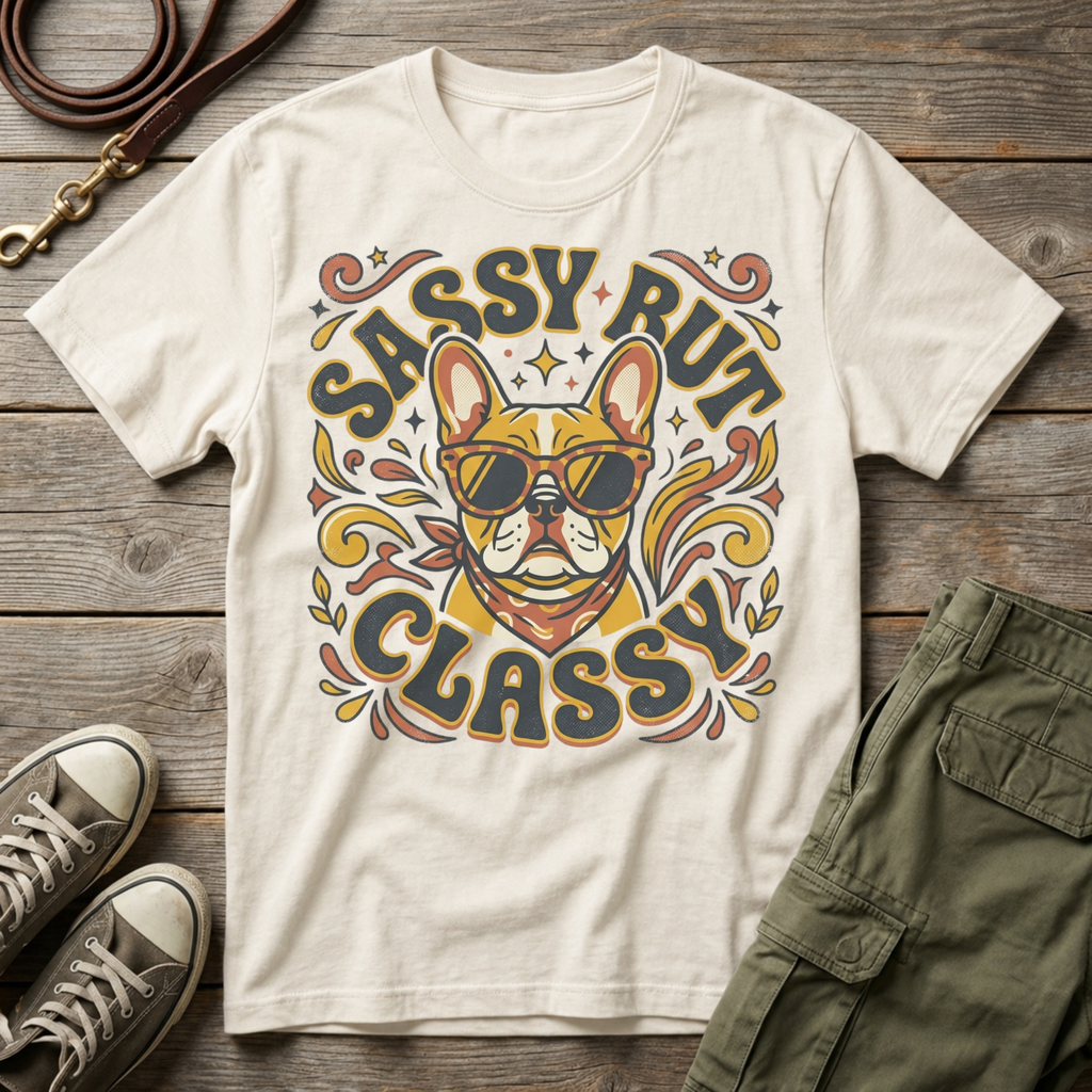 Sassy But Classy Frenchie T-Shirt