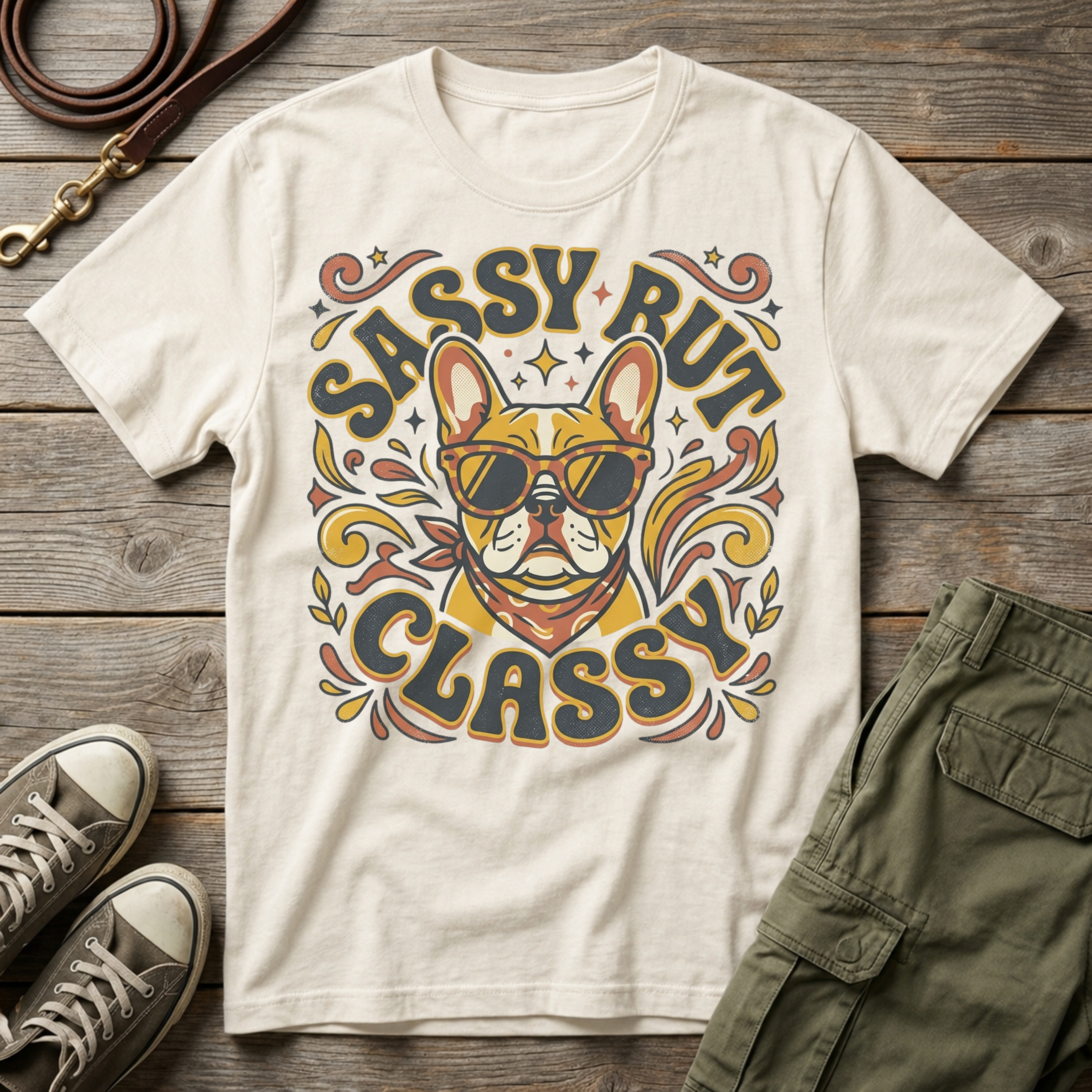 Sassy But Classy Frenchie T-Shirt
