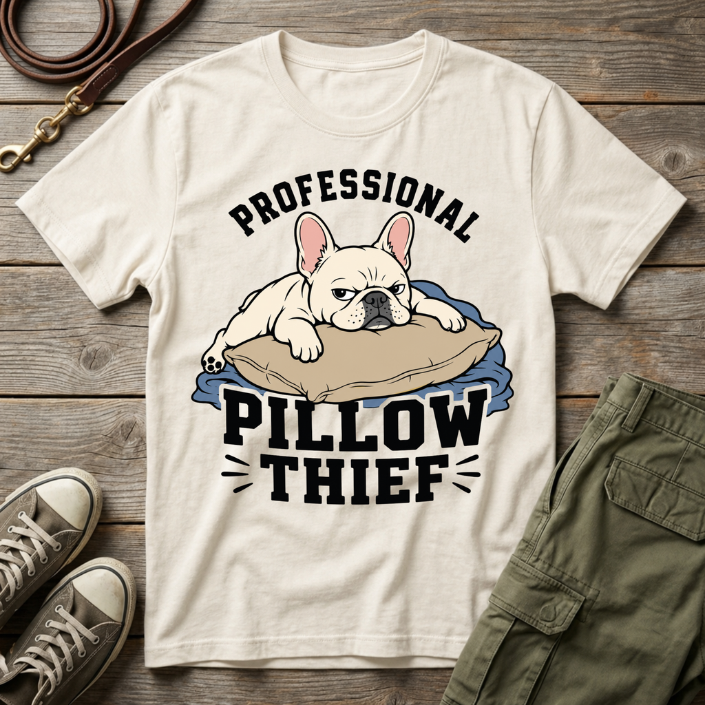 Frenchie Pillow Thief Pro T-Shirt