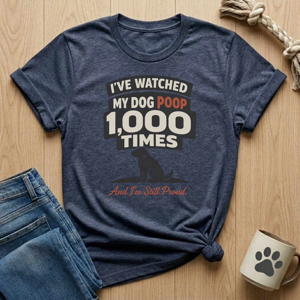 I Watched Dog Poop 1000x  T-Shirt