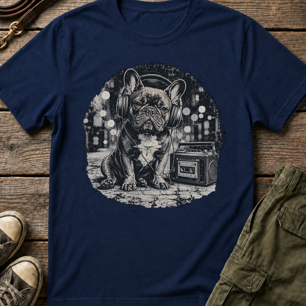 Outdoor Headphones Frenchie T-Shirt